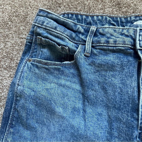 Old Navy Extra High Rise Blue Acid Wash Flare Jeans Women's Size 14 NWOT Boho - Picture 3 of 14